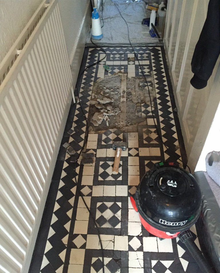 Victorian Tiles Before Stoke Newington