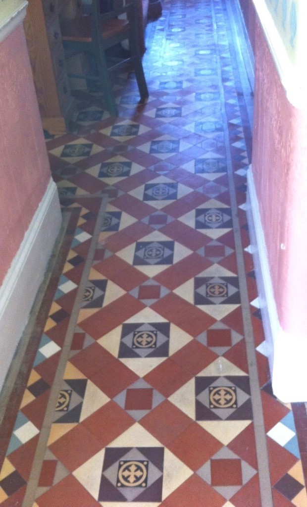 Palmers Green Edwardian Hallway Before Cleaning