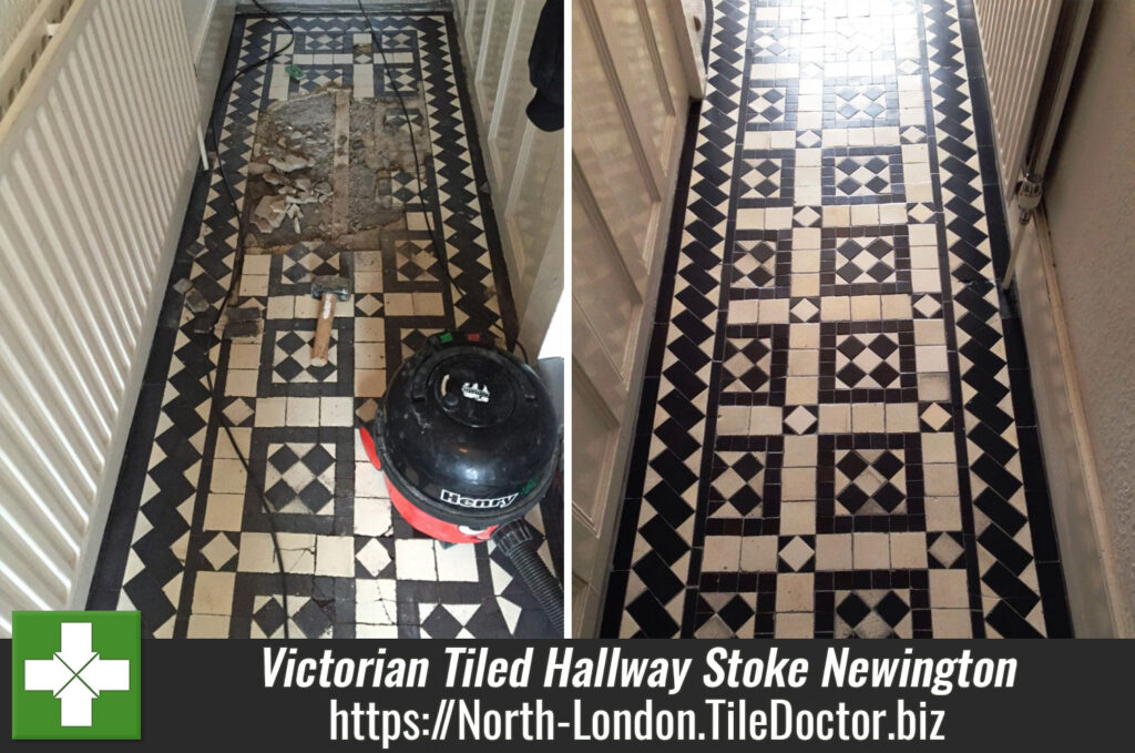 Restoring a Victorian Tiled Hallway in Stoke Newington