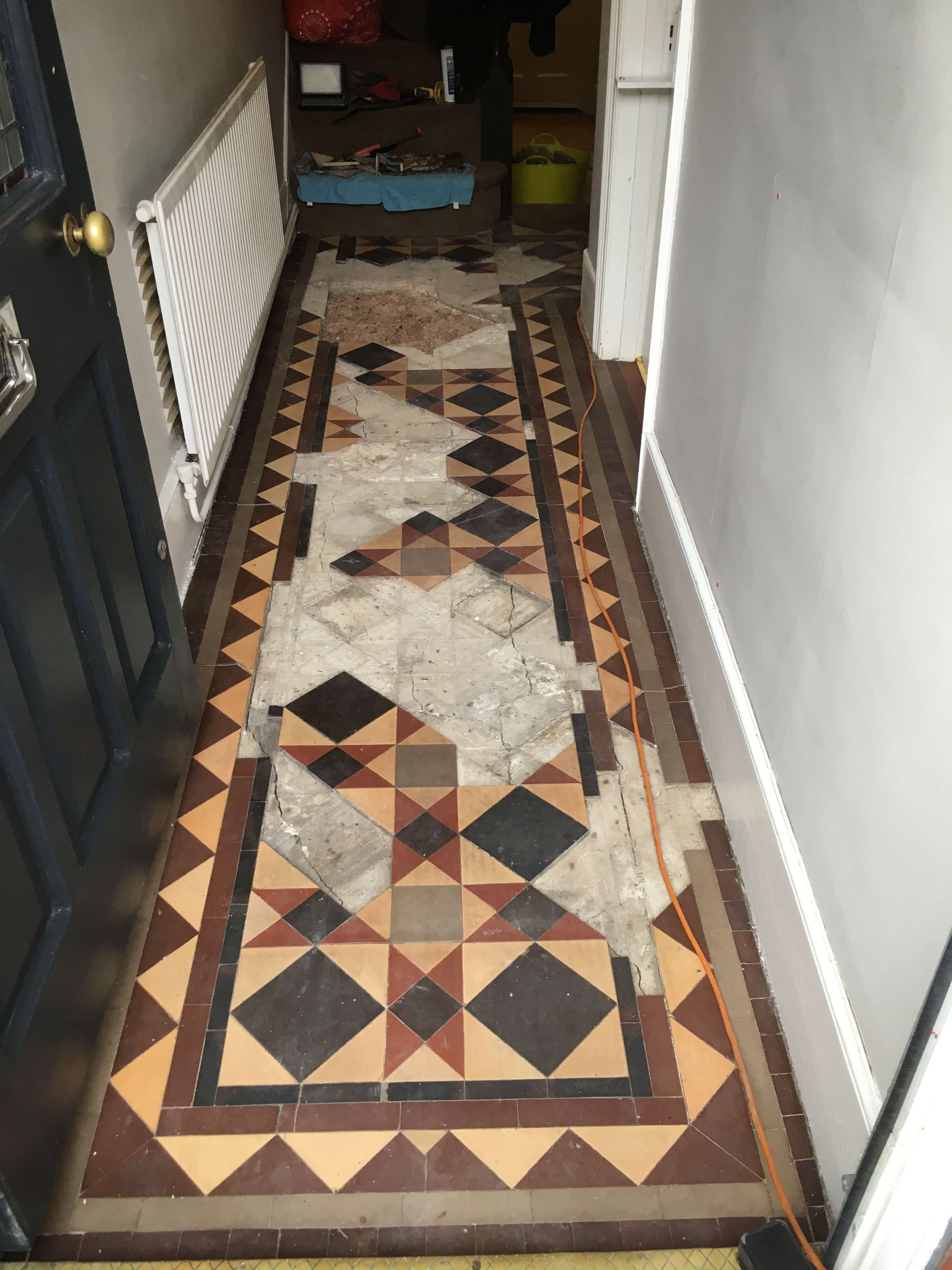 Victorian Floor Before Restoration Turnpike Lane N2