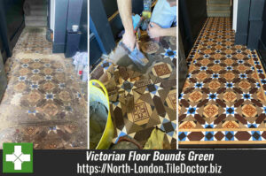 Victorian Hallway Floor Restoration Bounds Green